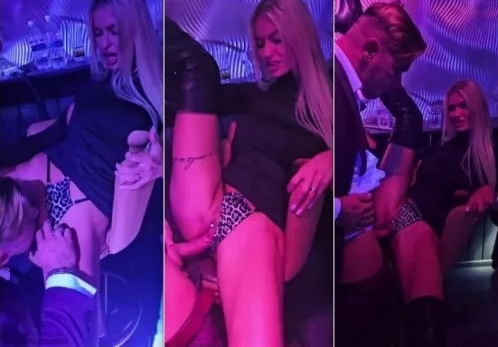 Замужняя Tati Kat дала корешу вылизать и трахнуть себя у бара в клубе